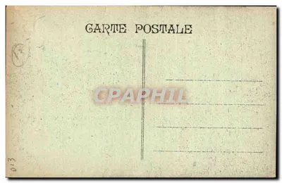 Marselha — Palácio Longchamp (motivo principal) — editor não identificado — Verso