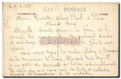 Marseille - A Catedral, o Forte Saint-Jean e o Ponte Transbordeur — Mireille, n°52 — Verso