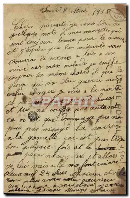 Marseille — Caserna de Aureilles-de-Paladine (Saint-Victor) — E. L. — Verso