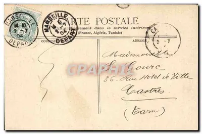 Marselha - Nossa Senhora da Guarda — editor L. Leyris — Verso