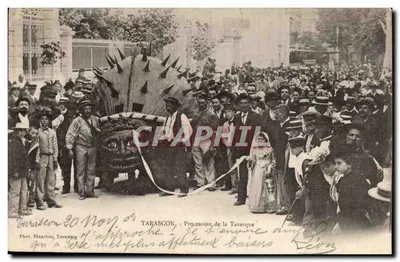 Tarascon - Procession de la Tarasque — Phot. Blanchin, Tarascon