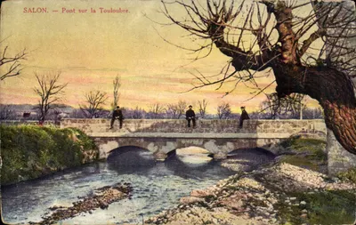 Salon — Ponte sobre a Touloubre — Carta postal n°13