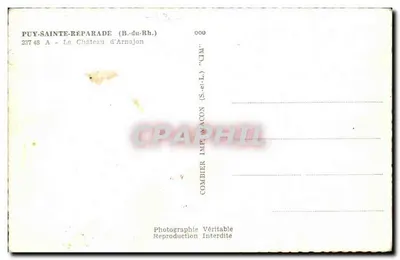 Puy-Sainte-Réparade — Zamek Arnajon — Combier — Rewers