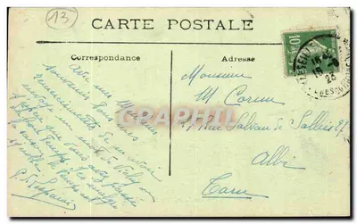 Marseille. Exposition Coloniale 1922. — Défilé Marocain. — Verso