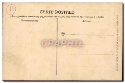 Marsiglia — Esposizione coloniale. Padiglione del Congo — Edizione Michaud, 83, boulevard du Musée, Marsiglia — Verso