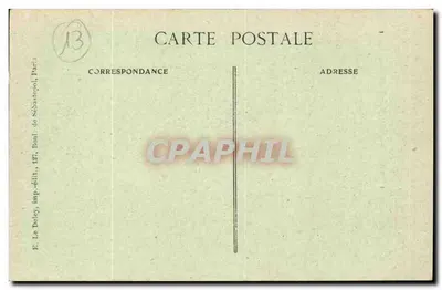 Marseille — Most Fausse Monnaie — Wydawca E. Le Delay, Paryż — Rewers