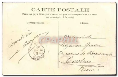 Marsiglia - Esposizione Coloniale 1906 - Palazzo del Mare — Verso