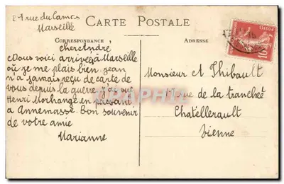 Marseille - Molo Désirade - PB. — Rewers