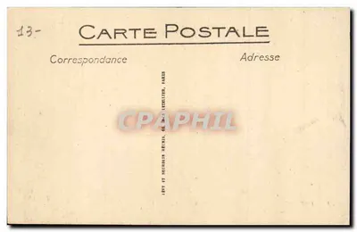 Palácio da Argélia — Exposição Colonial de Marselha — Editor: Neudörn & Neudörn, Paris — Verso
