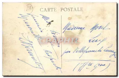 MARSILLA — El Fuerte de San Juan y la Catedral — Editor no identificado — Reverso