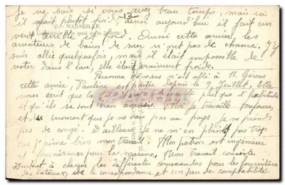 Marseille — Przystań Joliette i katedra — Mireille — Rewers