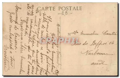 Marselha — Quai du Vieux Port — E. L. — Editor E. L. — Verso