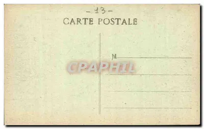 Marsylia — Rue Cannebière — animowana scena z tramwajem nr 708 — A.G. wydawca — Rewers