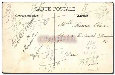 Marseille — Le Prado, widok z rond punktu — wydawca nieznany, nr 50 — Rewers