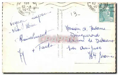 Port w Marsylii — Widok starego portu — Wydawnictwo Levallias-Perret, nr 13 — Rewers