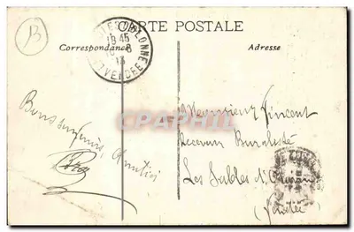 Marseille — La Cannebière — Bilhete postal moderno n°55 — Verso