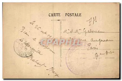 Marselha - O Cours St Louis - As Bouquetières — Verso