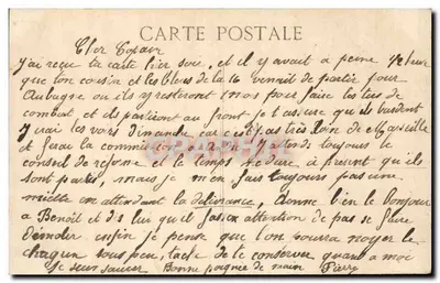 Marselha - La Cannebière — I.P. — Verso