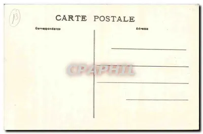 Mulher em traje tradicional arlésio — Coleção Nougne, rua Carnot, Pau — n°13 — Verso