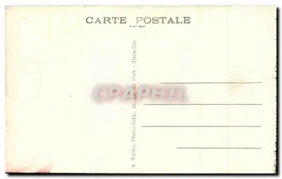 Martigues (La Venise Provençale) — Most na kanale św. Sebastiana i katedra — Tardy, 40, rue du Port, Marseille — Rewers