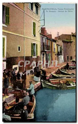 Martigues (A Veneza da Provença) — Le Brescon - Retorno da Pesca — A. Tardy, Photo-Edit, Marselha
