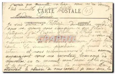Orléans — La Rue Jeanne-d'Arc — Uitgave H.C. n° 484 — Achterkant