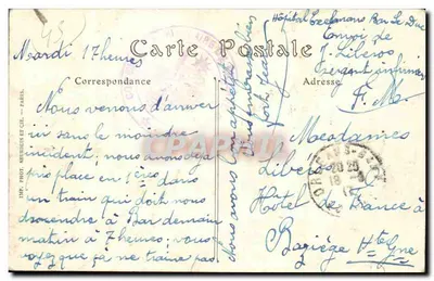 Orléans — Prospettiva della Rue de la République — ND. Phot. — Verso