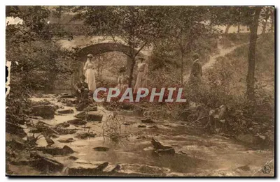 Ruisseau de Vresse — Pont de la Douvelette — Nels, Bruxelles, Série Vrouse No. 30