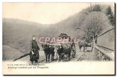 Tração conduzida por um Trappista — Edição A. Bourland, Bouillon — n° 11632