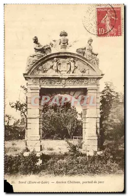 Sorel (Eure-et-Loir) — Velho Castelo, portal frontal