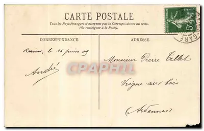 Reims — Widok na ogród Patte d'Oie — LL. — n°63 — Rewers