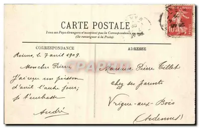 Paris — O Jardim do Luxembourg — LL. — n° 159 — Verso