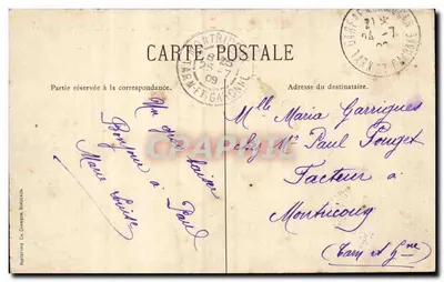 Bordeaux — Szpital św. Andrzej — C. C. — Rewers