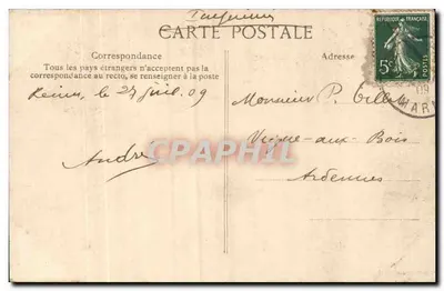 Święcenia Karola VII w Reims — LénePveu — Wydawca E.P.D. — Rewers