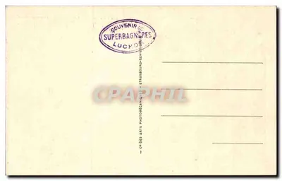 Widok na dolinę Lys — Luchon - Superbagnères — wydawnictwo Cie des Arts — Rewers
