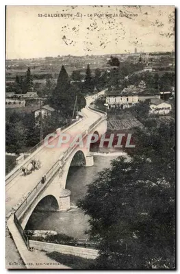 St-Gaudens (H.-G.) - O Ponte sobre a Garonne — Édith-Dukes, Lin-Journal