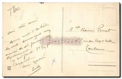 Toulouse — Plac Różowy, Plac Matabiau — D'Albace-Lonneain & Hatand — Rewers