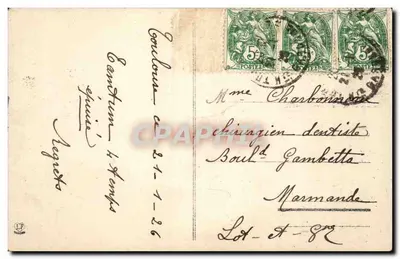 Toulouse — Abside da Basílica de São Sernin — Editor impressor Toulouse — Verso