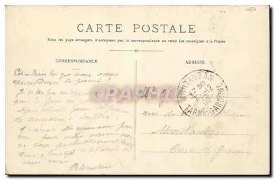 Toulouse — Kolumna i Plac Dupuy — Wydawca nieznany, nr 93 — Rewers