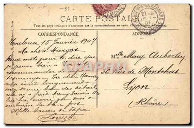 Toulouse — Der Bassin des Lafayette-Platzes — Au Rêve du Collectionneur, n°4 — Rückseite
