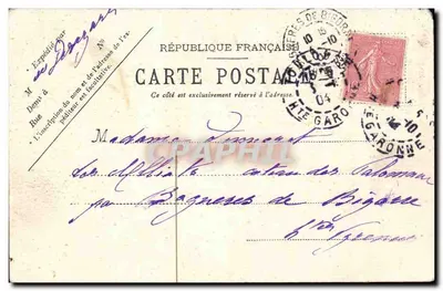 Toulouse — Widok z Mostu św. Piotra — I.S.L. N° 41 — Rewers