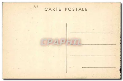 Toulouse (Hte-Gar.) — O Donjon e o Jardim do Capitole — Combier Imp. Macon — Verso