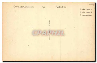 Toulouse — Ogród Botaniczny. L'Ariège i Garonne. Po prawej stronie, pomnik Armanda Sylvestre. — Rewers