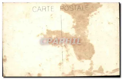 Soldado em uniforme — beret com insígnia — carta postal — Verso