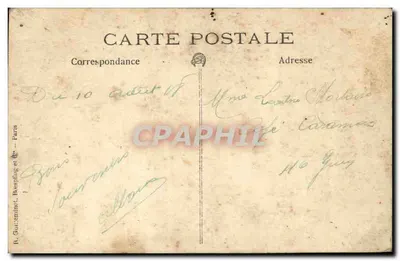 Grupo de soldados — França — editor R. Gursemnot, Paris — Verso