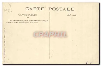 Sessão pública na floresta — R. Guilluminot, Paris — n° 463 — Verso