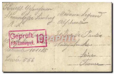 Twee soldaten — in uniform — — Achterkant