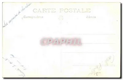 Os capatazes de Chambéry — grupo de jovens homens em traje de trabalho — Carte postale — Verso
