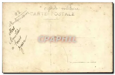 Groep soldaten — militaire foto — C. Photo Militaire — Achterkant