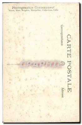 Młody chłopiec w stroju — studio — Fotografia Chateauneuf — Rewers